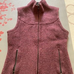 Ibex Women's Medium Nicki Loden Merino Wool Vest - Marled Purple